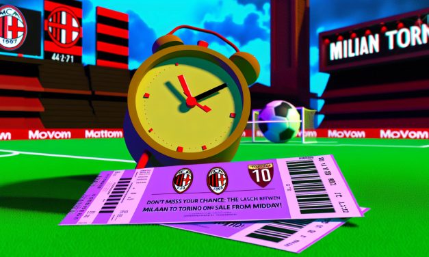 Ne ratez pas votre chance : Billets pour le choc Milan-Torino en vente dès midi !